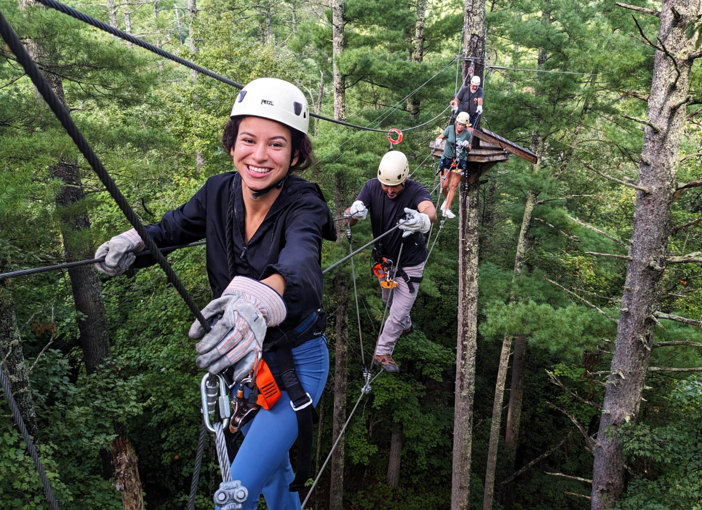 zip line canopy tours at Unicoi State Park