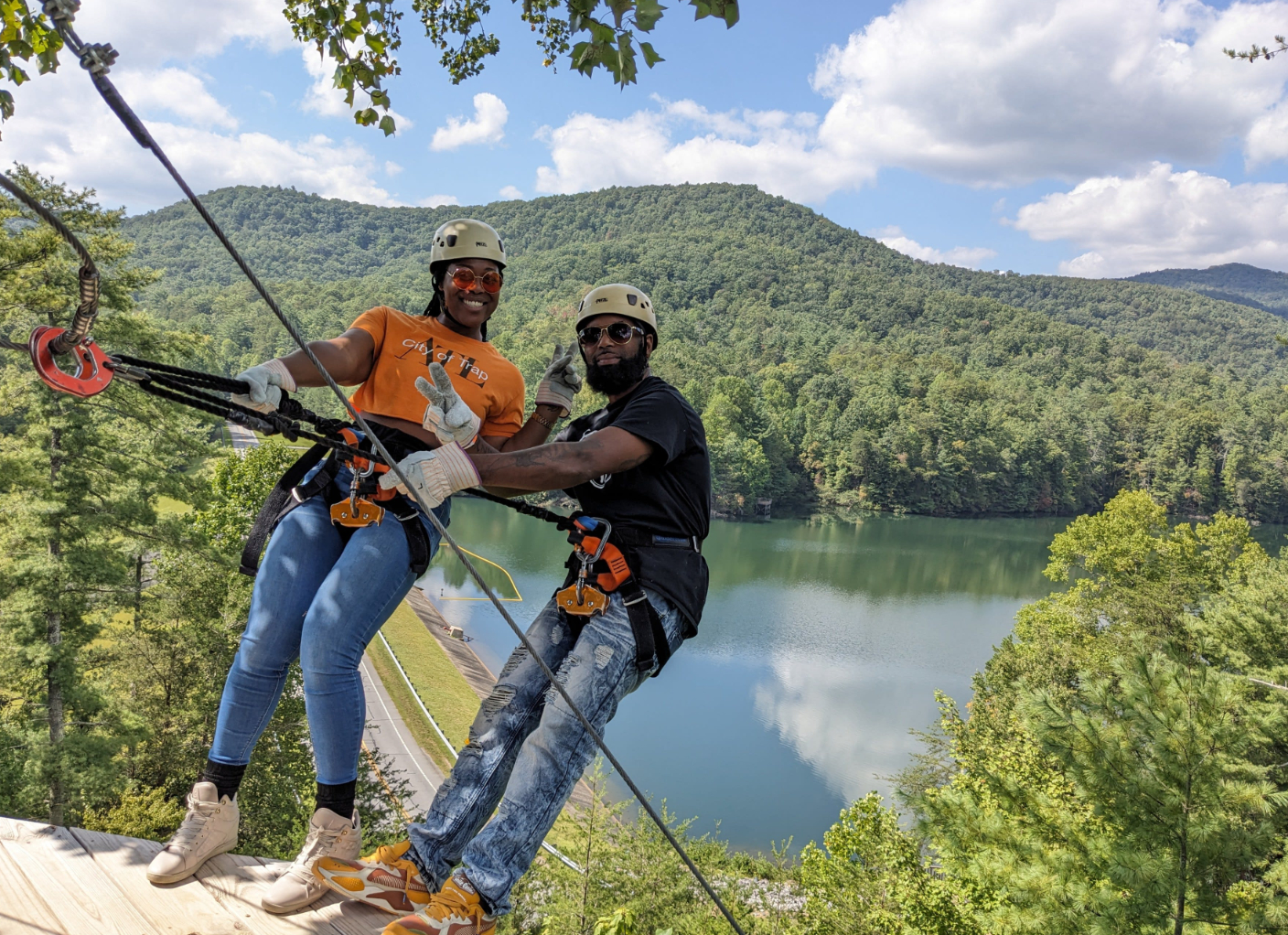 Zip Line Thrills at Unicoi State Park